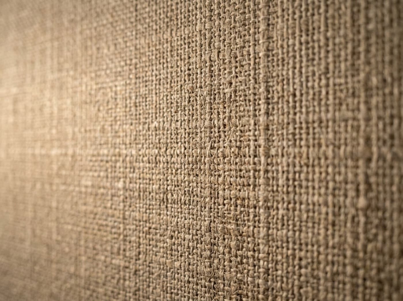 Macro of linen-textured wallpaper
