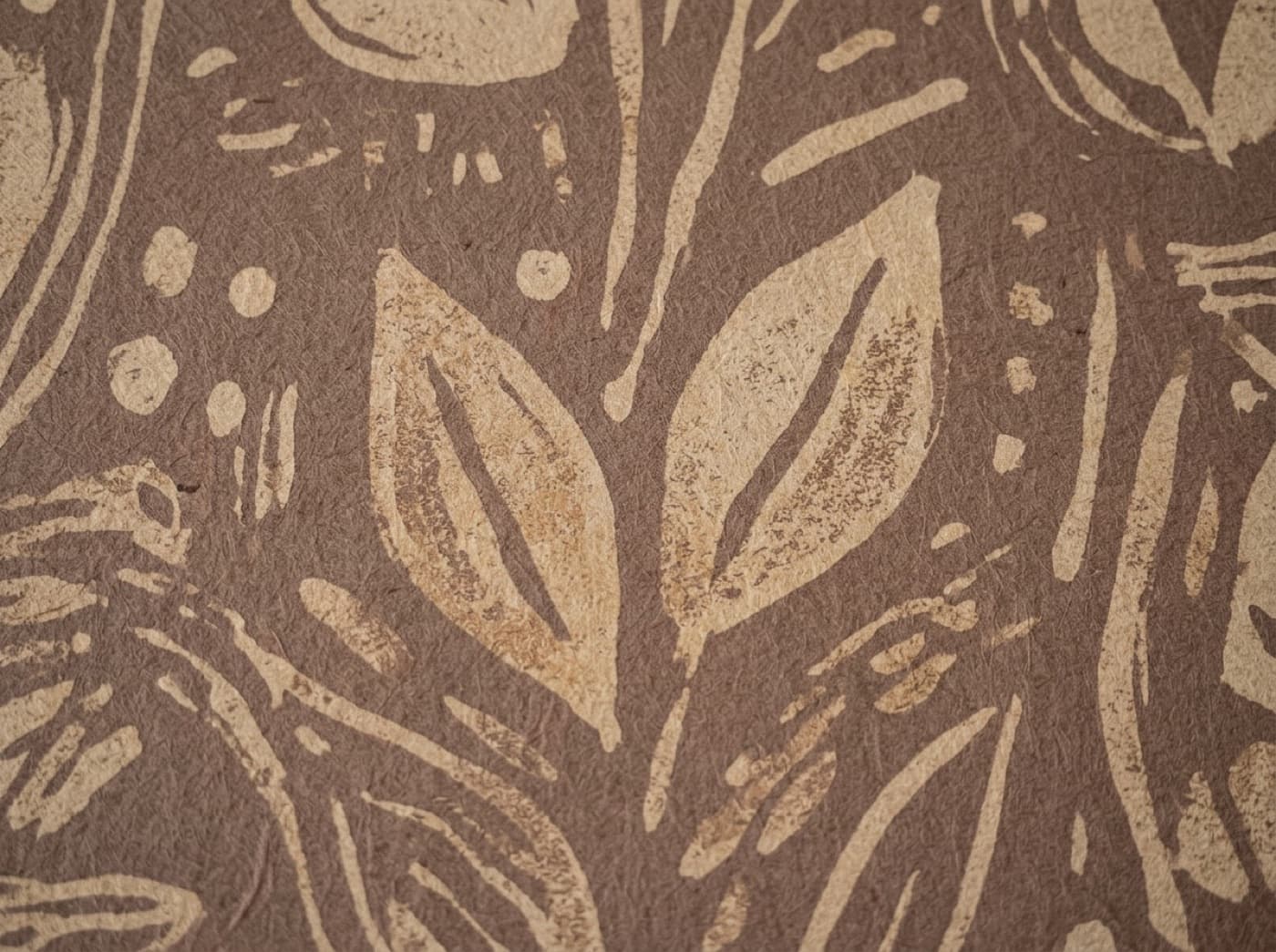 Macro of matte-finish wallpaper